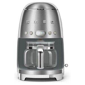Smeg 50's Retro Style Aesthetic Drip Coffee Machine in stainless